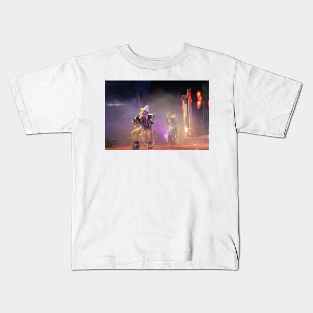 Young Asian girl dance performer on stage 2 Kids T-Shirt by kall3bu